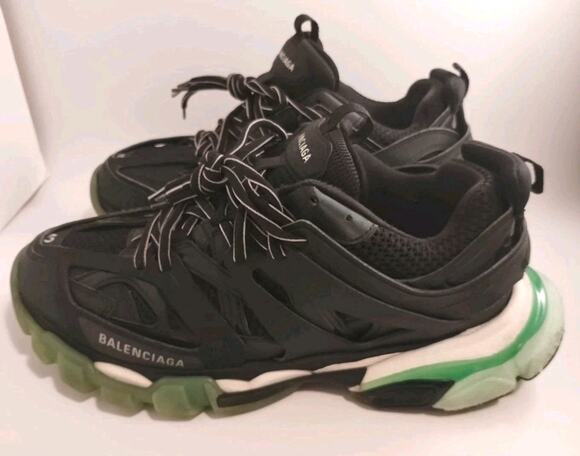 Balenciaga Track Trainer Black/Green Glow Men’s Size 9 USA Size 42 EU main image 5